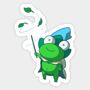 Frog Wizard Sticker